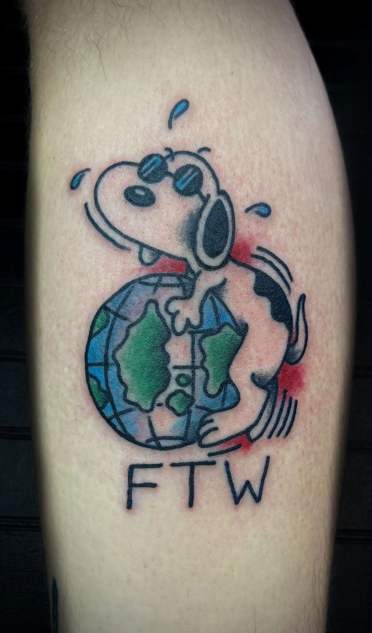 American Traditional tattoo by Kurt (Tatzilla) at Golden Child Tattoo in Escondido