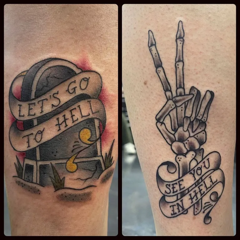 American Traditional tattoo by Nick Crawford at Golden Child Tattoo in Escondido