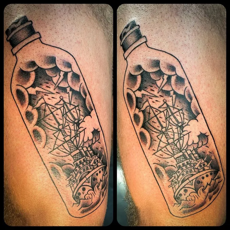 American Traditional tattoo by Nick Crawford at Golden Child Tattoo in Escondido