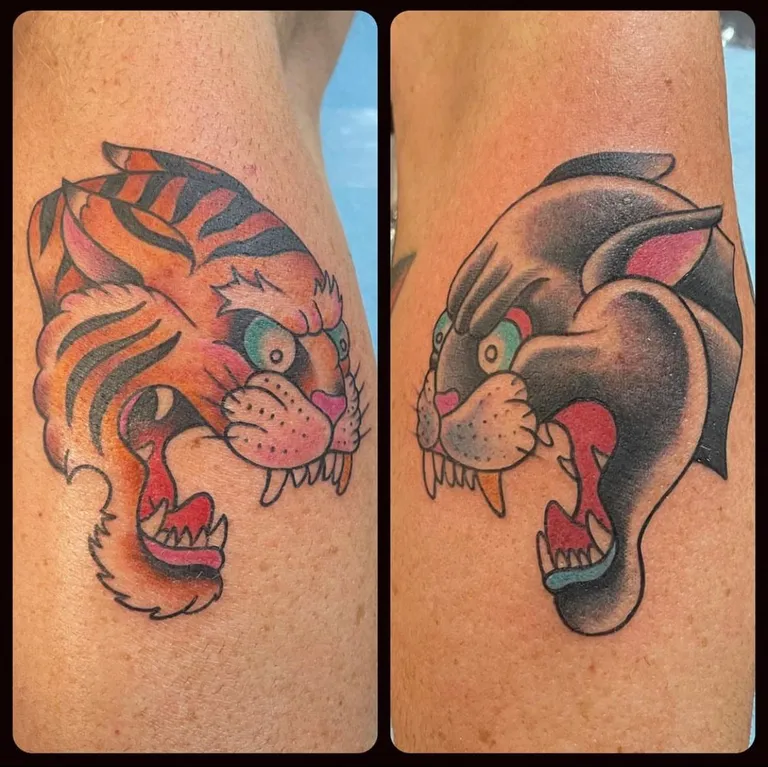American Traditional tattoo by Nick Crawford at Golden Child Tattoo in Escondido