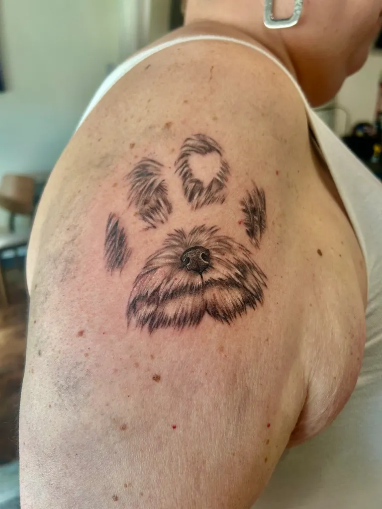 Black & Gray tattoo by Katelyn Alvarado at Golden Child Tattoo in Escondido