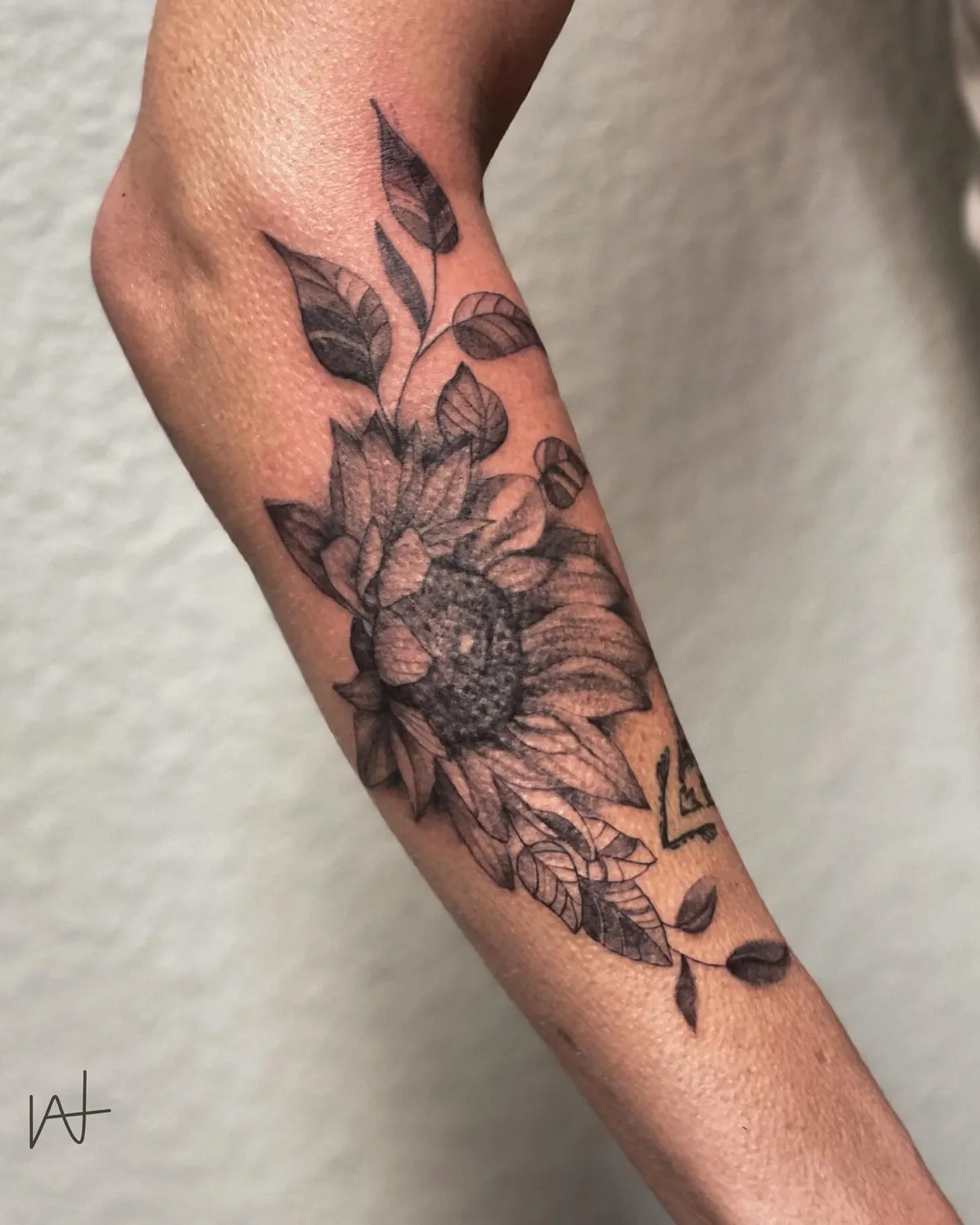 Black & Gray tattoo by Katherine Parada at Golden Child Tattoo in Escondido