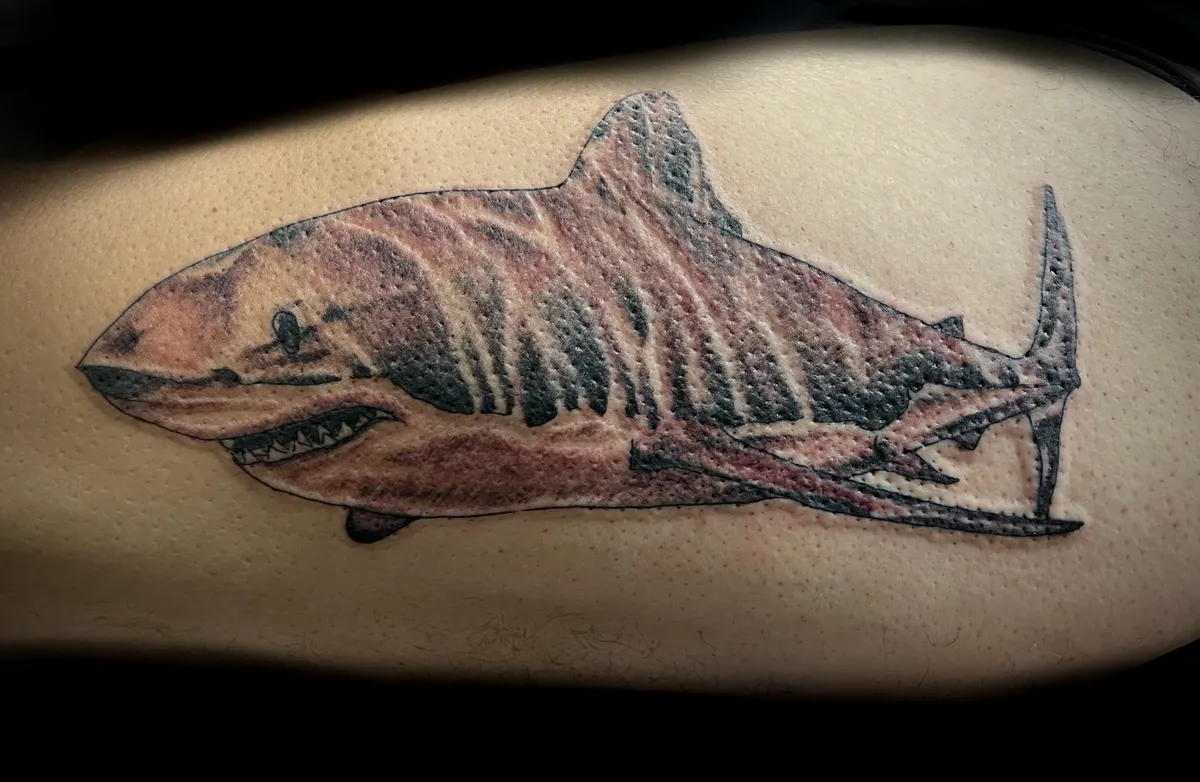 Black & Gray tattoo by Kurt (Tatzilla) at Golden Child Tattoo in Escondido