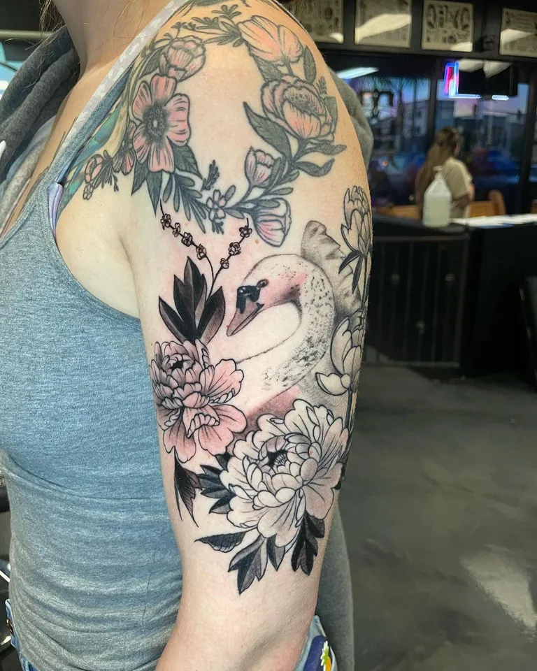 Black & Gray tattoo by Brandon Castillo AKA Sixer at Golden Child Tattoo in Escondido