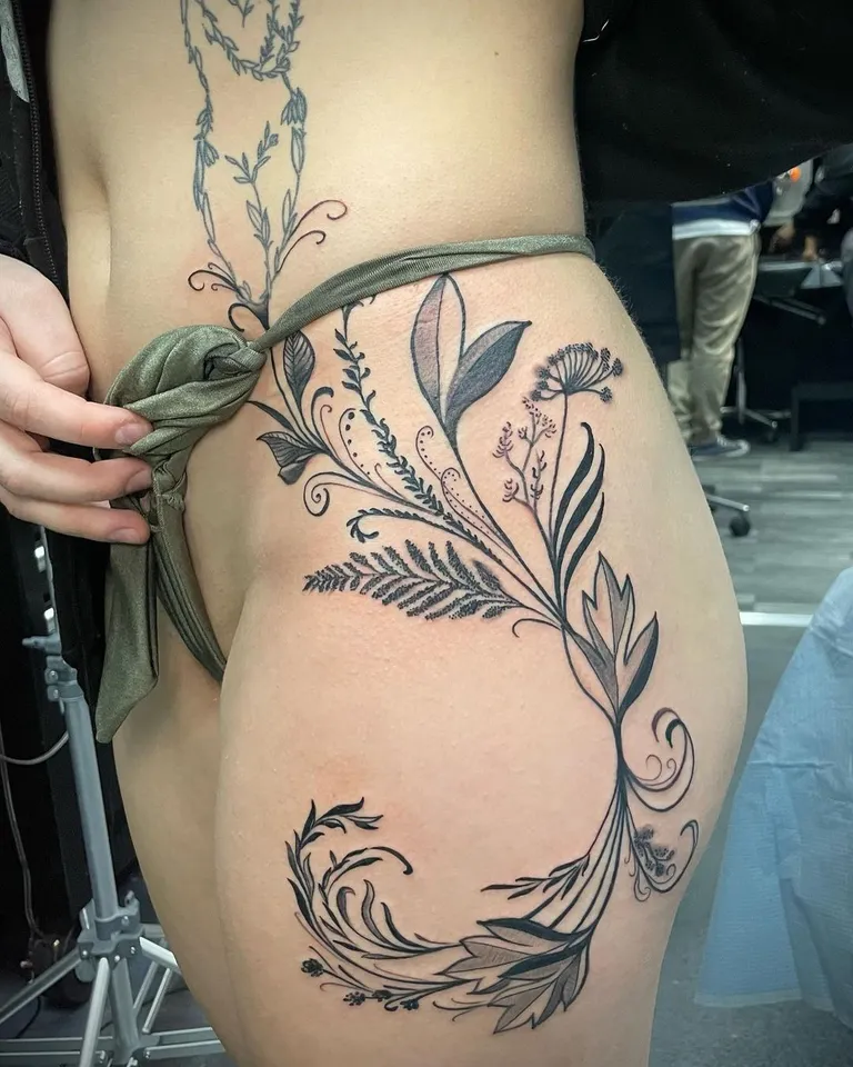 Black & Gray tattoo by Brandon Castillo AKA Sixer at Golden Child Tattoo in Escondido