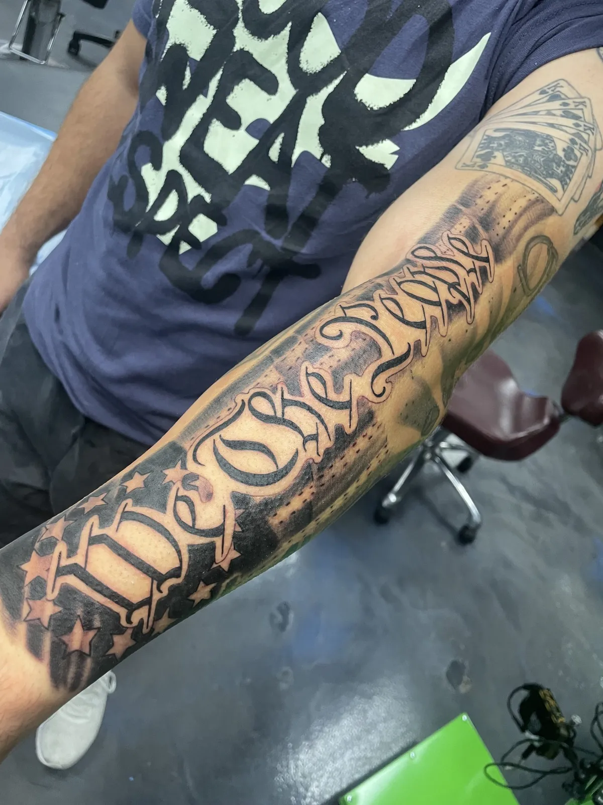 Black & Gray tattoo by Brandon Castillo AKA Sixer at Golden Child Tattoo in Escondido