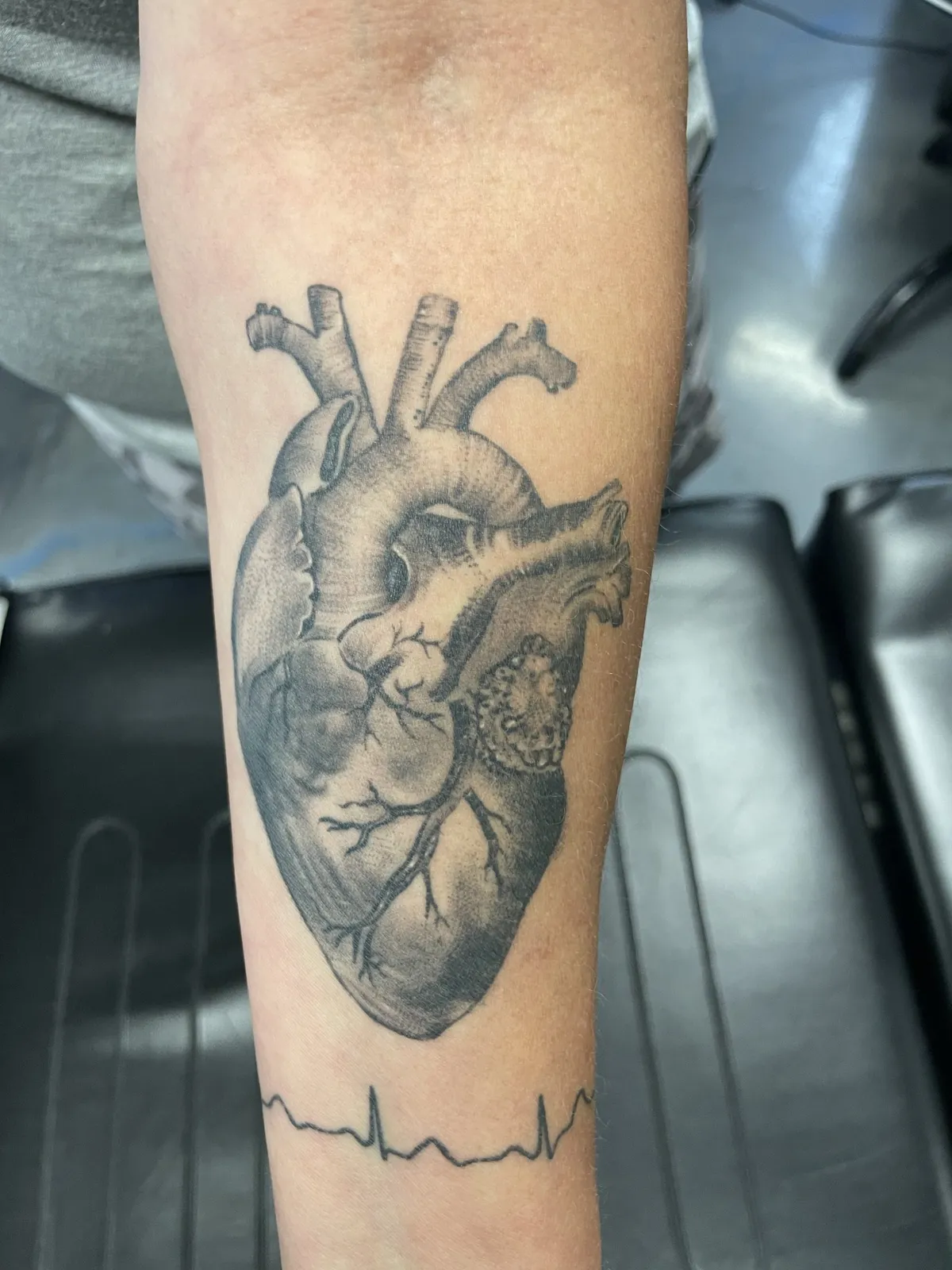 Black & Gray tattoo by Brandon Castillo AKA Sixer at Golden Child Tattoo in Escondido