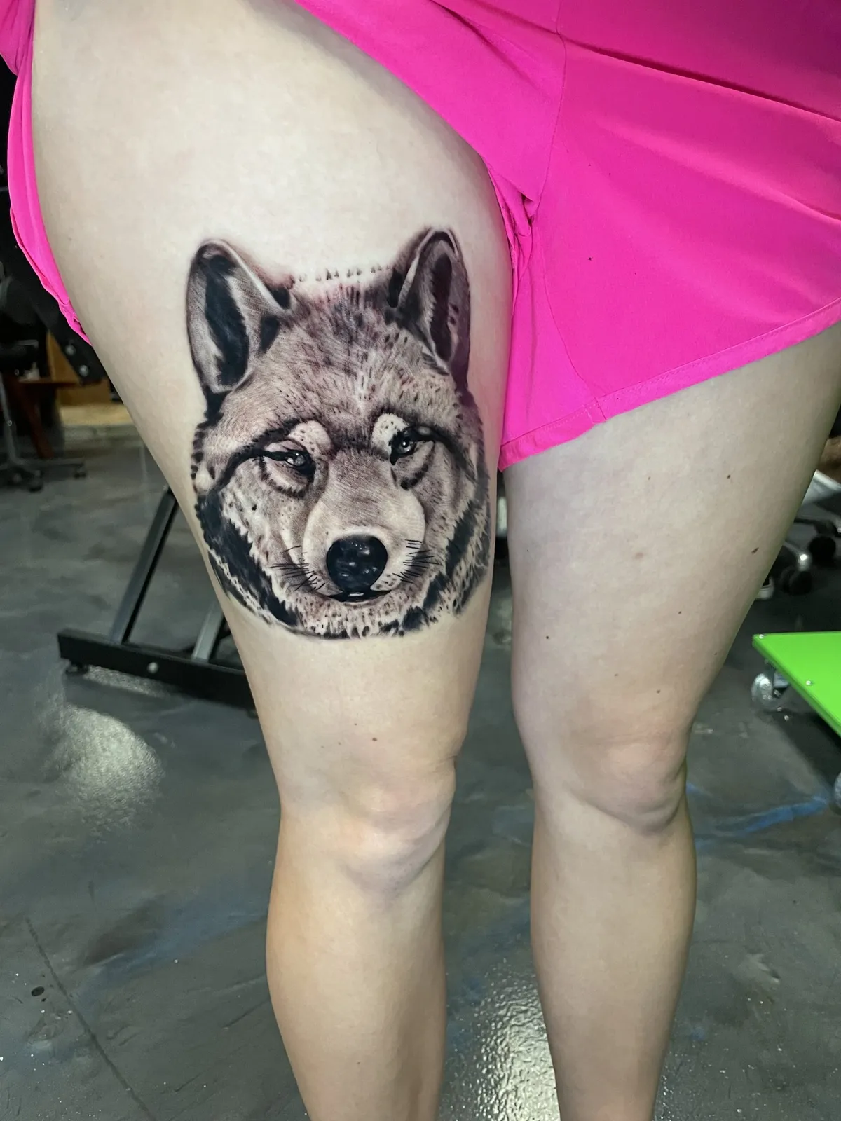 Black & Gray tattoo by Brandon Castillo AKA Sixer at Golden Child Tattoo in Escondido