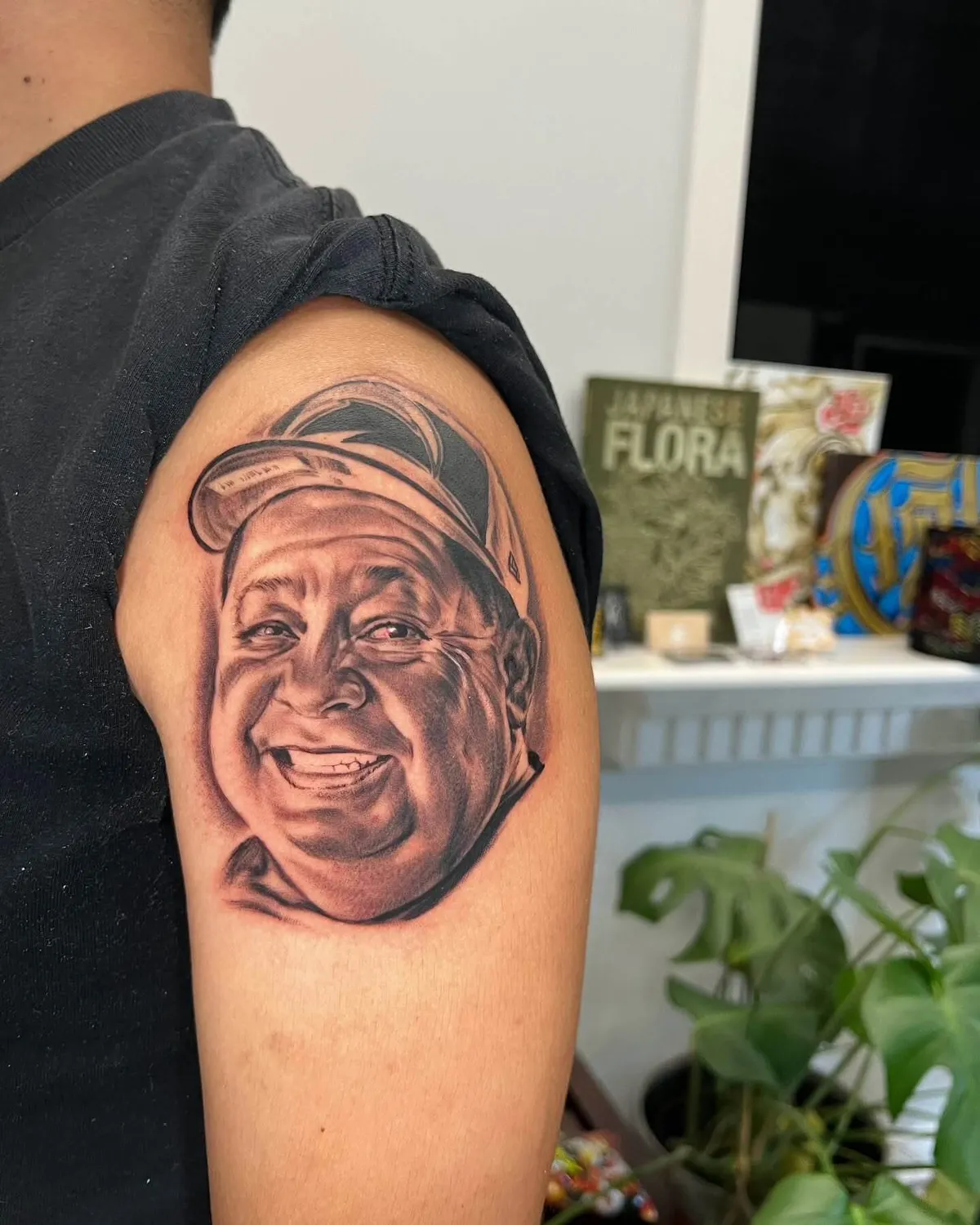Black & Gray tattoo by Sloe Rivera at Golden Child Tattoo in Escondido