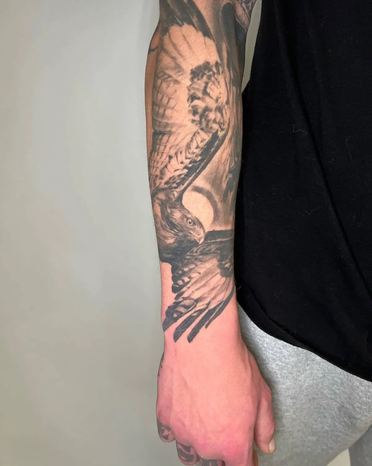 Black & Gray tattoo by Sloe Rivera at Golden Child Tattoo in Escondido