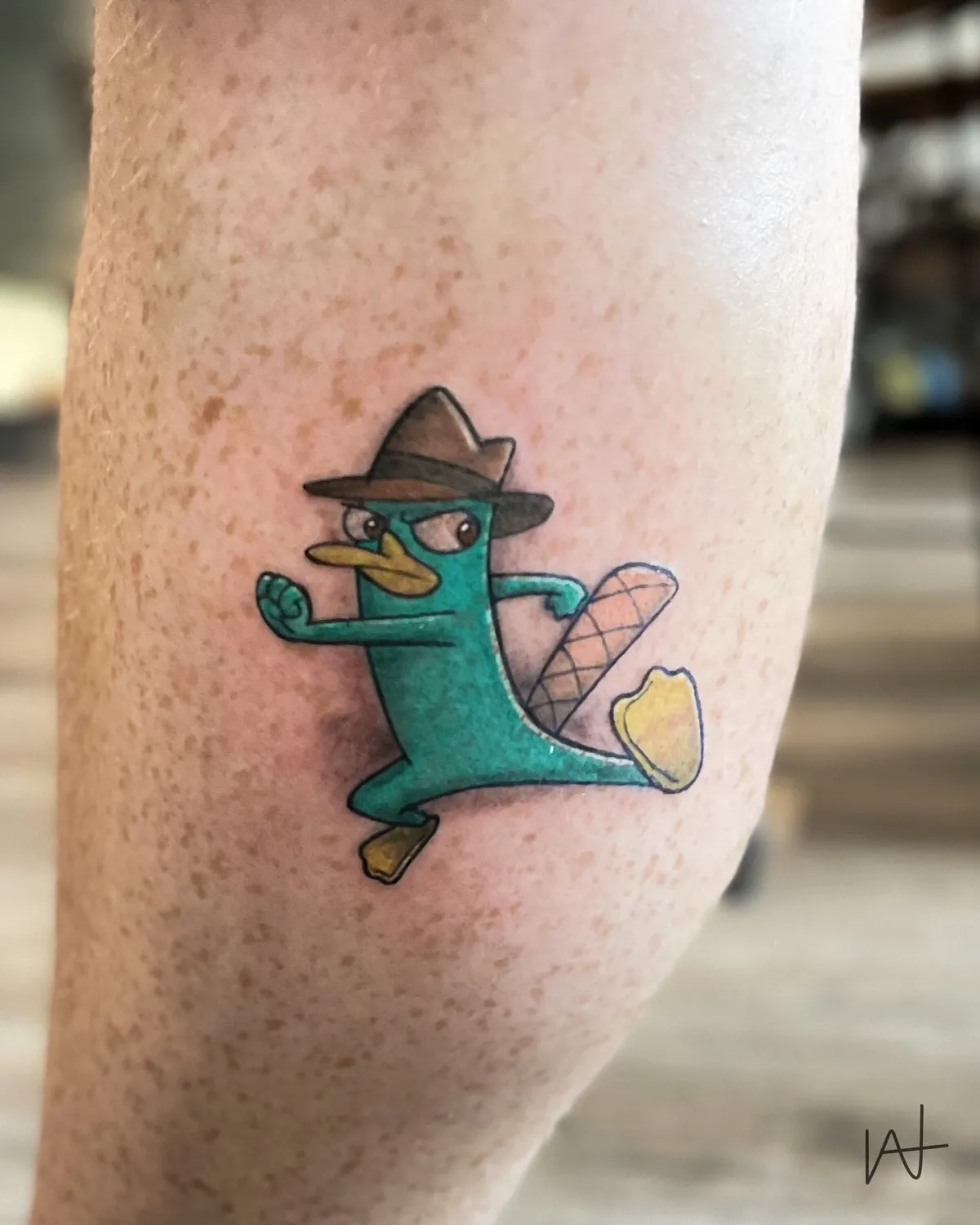 Color tattoo by Katherine Parada at Golden Child Tattoo in Escondido