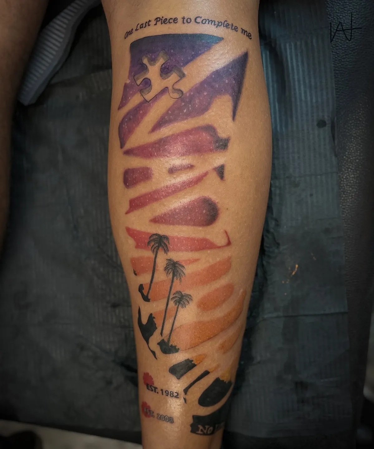 Color tattoo by Katherine Parada at Golden Child Tattoo in Escondido