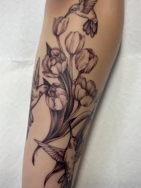 Tattoo by Olivia Thompson at Golden Child Tattoo in Escondido