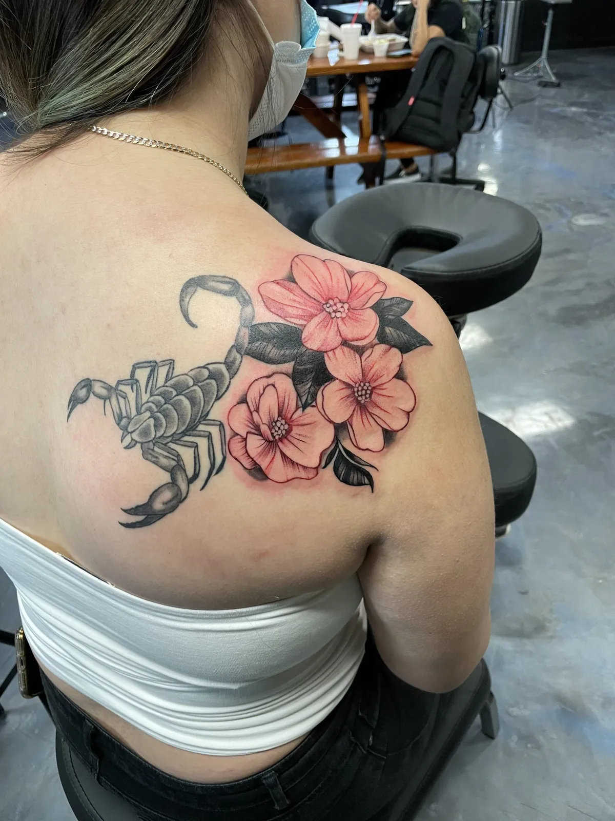 Color tattoo by Brandon Castillo AKA Sixer at Golden Child Tattoo in Escondido