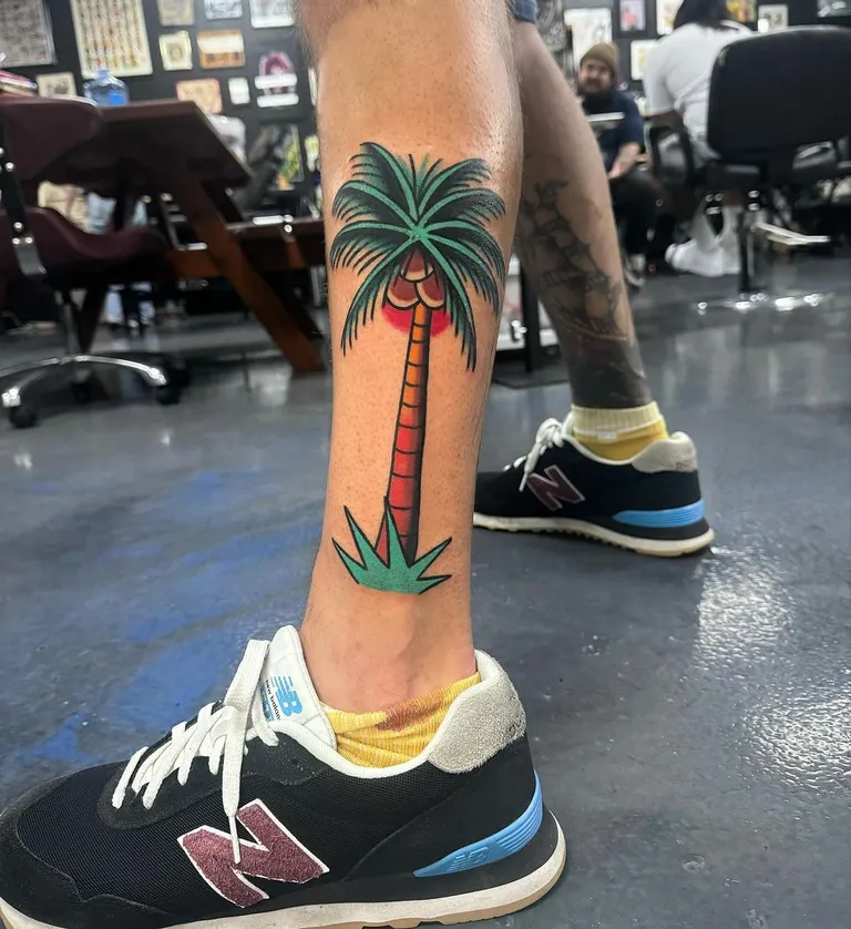 Color tattoo by Brandon Castillo AKA Sixer at Golden Child Tattoo in Escondido