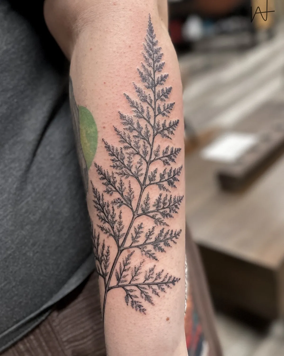 Fine Line tattoo by Katherine Parada at Golden Child Tattoo in Escondido