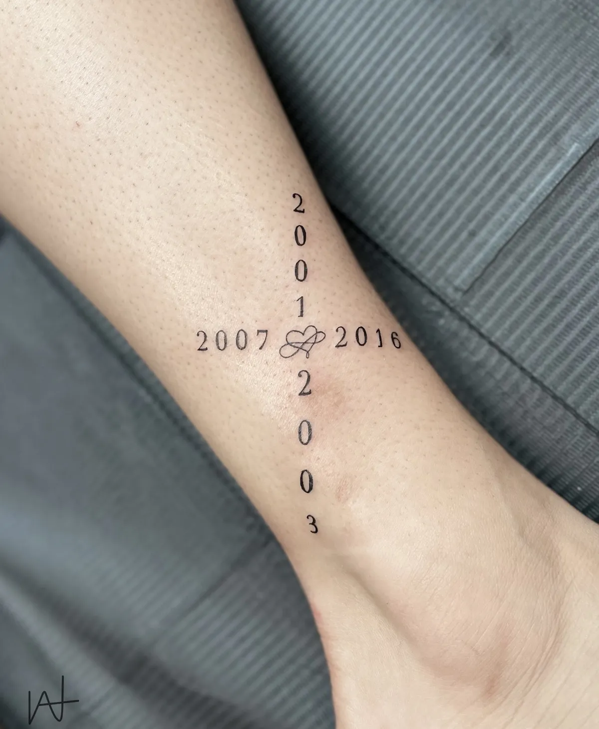 Fine Line tattoo by Katherine Parada at Golden Child Tattoo in Escondido