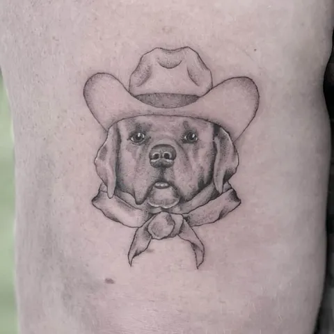 Fine Line tattoo by Stephen Carballo at Golden Child Tattoo in Escondido