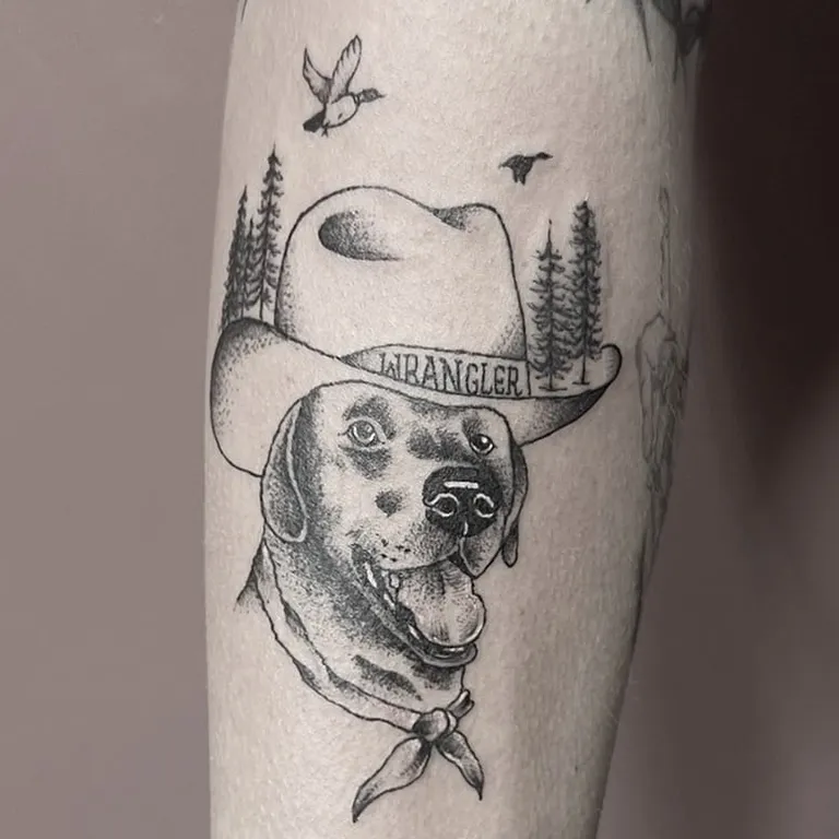 Fine Line tattoo by Stephen Carballo at Golden Child Tattoo in Escondido