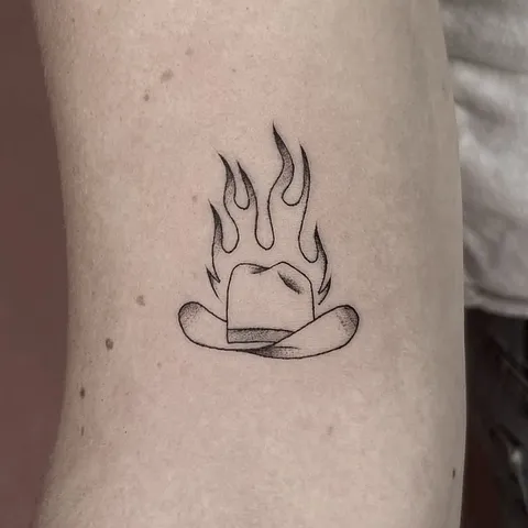 Fine Line tattoo by Stephen Carballo at Golden Child Tattoo in Escondido