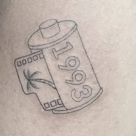 Fine Line tattoo by Stephen Carballo at Golden Child Tattoo in Escondido
