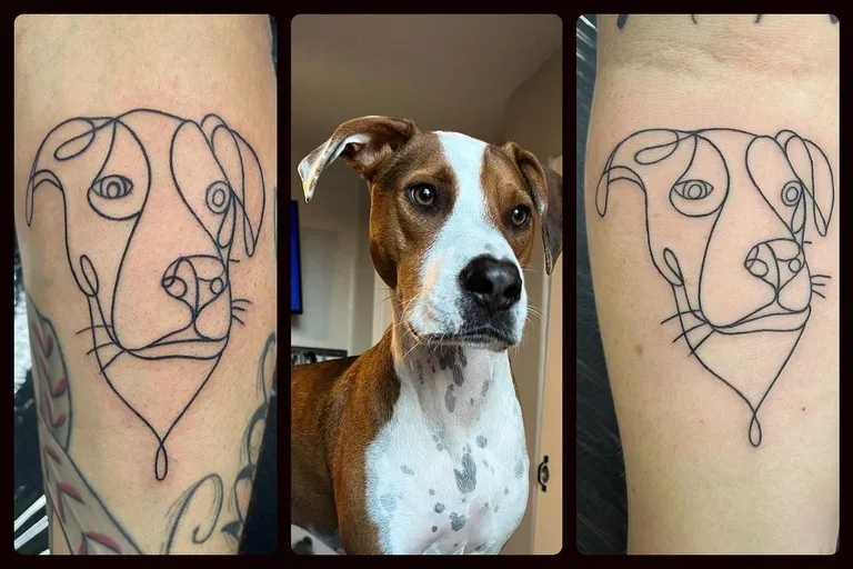Illustrative tattoo by Nick Crawford at Golden Child Tattoo in Escondido