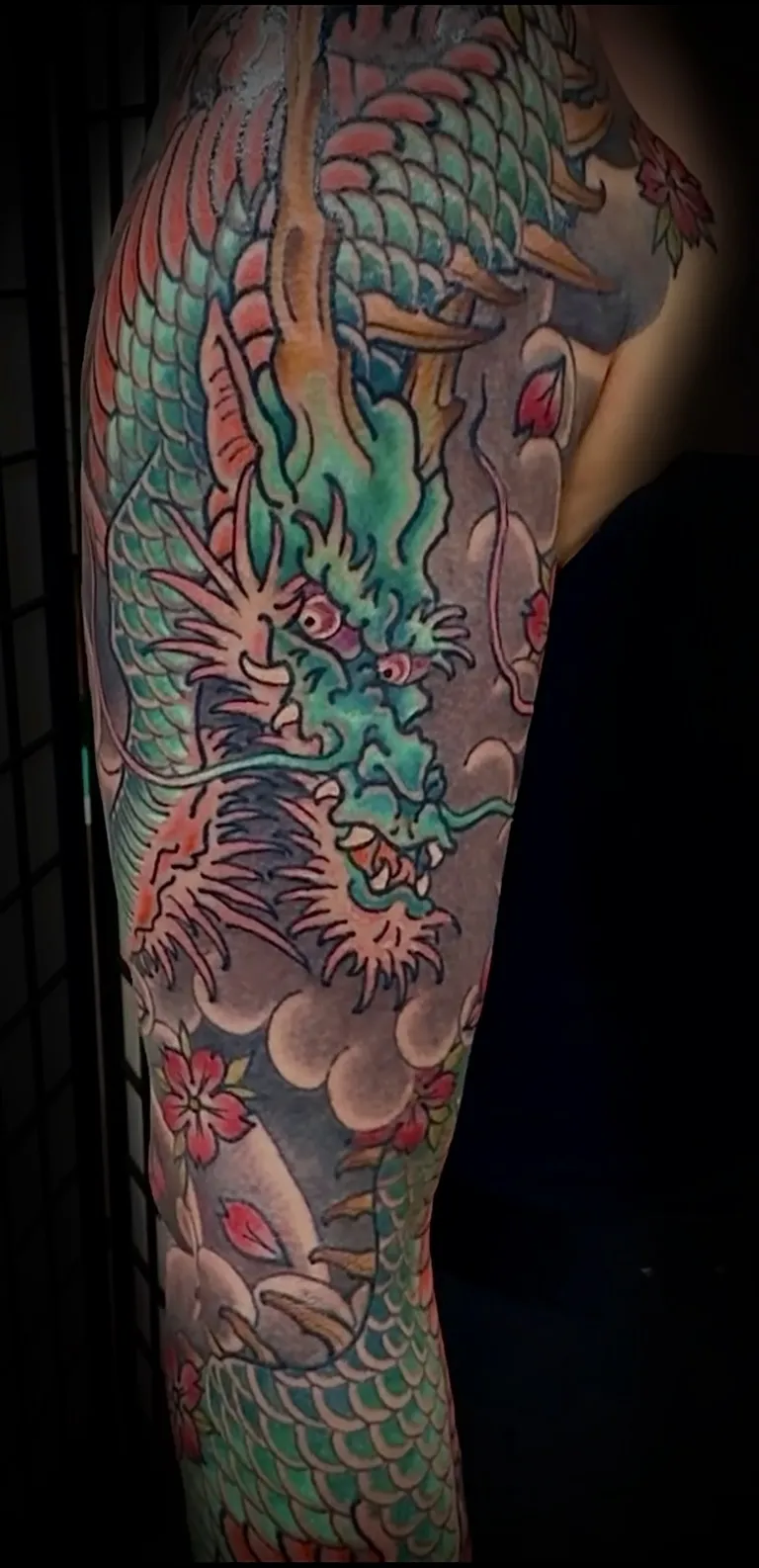 Japanese tattoo by Kurt (Tatzilla) at Golden Child Tattoo in Escondido