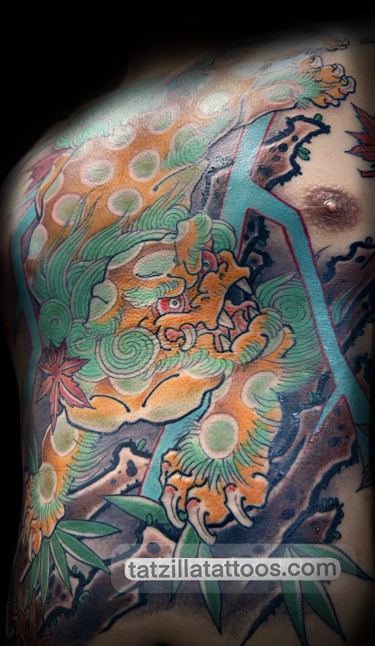 Japanese tattoo by Kurt (Tatzilla) at Golden Child Tattoo in Escondido