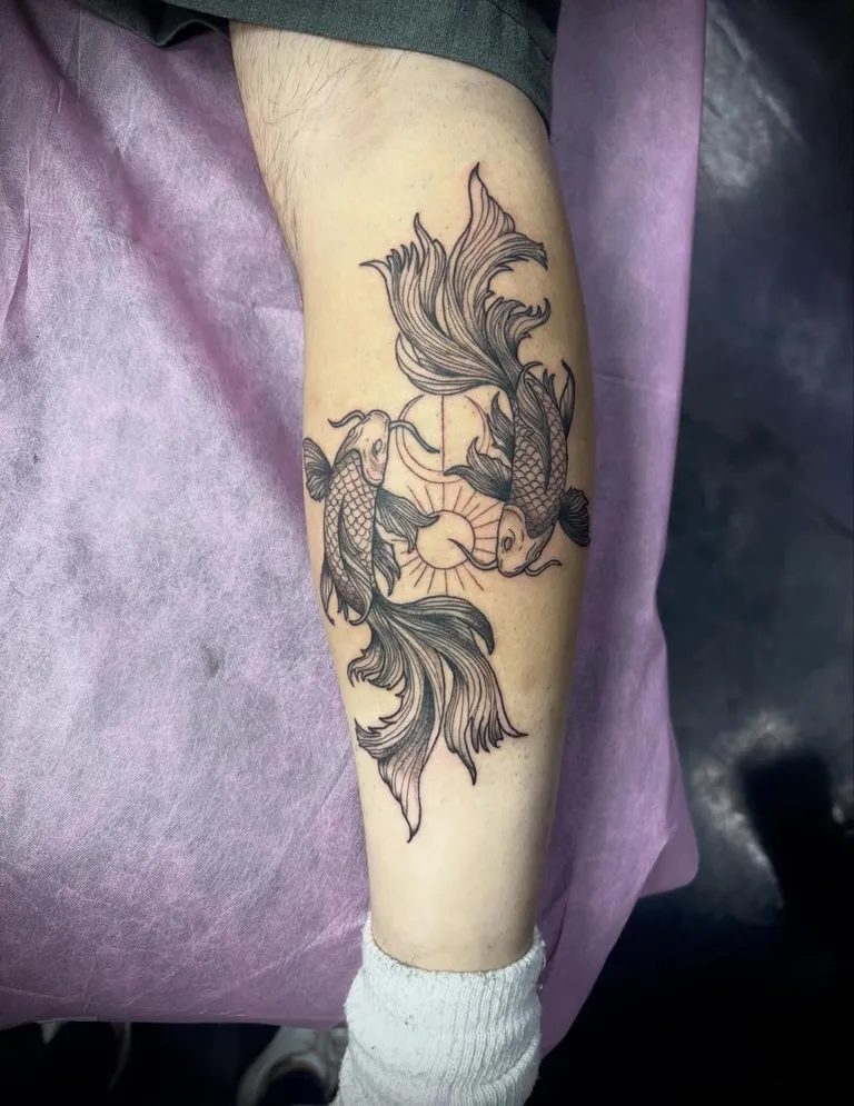 Japanese tattoo by Melissa at Golden Child Tattoo in Escondido