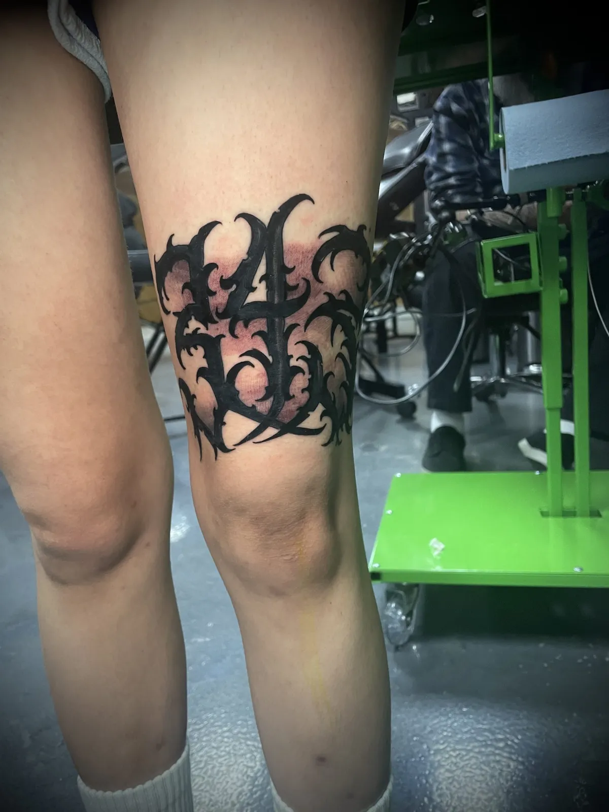 Script & Lettering tattoo by Brandon Castillo AKA Sixer at Golden Child Tattoo in Escondido