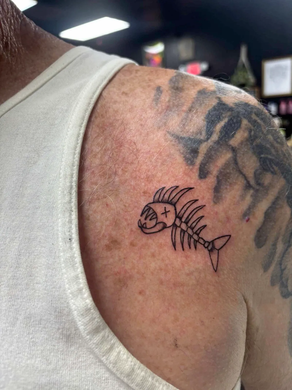Minimalist tattoo by Melissa at Golden Child Tattoo in Escondido