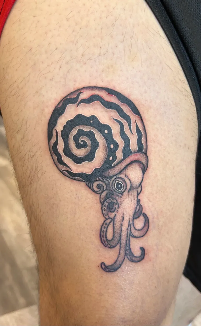 Neo-Traditional tattoo by Katelyn Alvarado at Golden Child Tattoo in Escondido