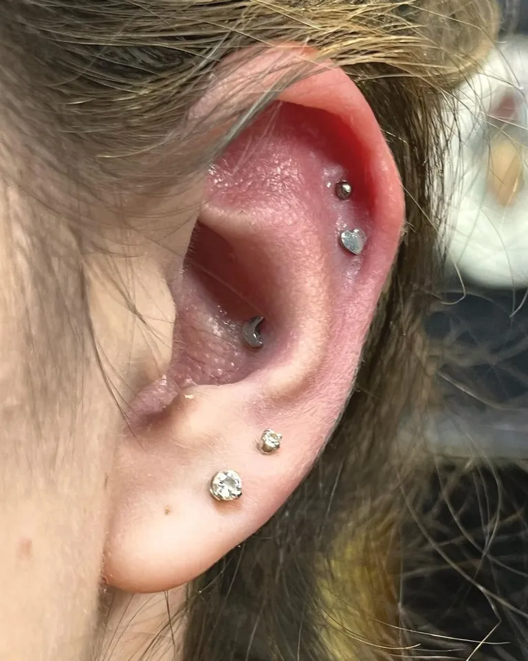 piercing by Renae AKA Birdie at Golden Child Tattoo in Escondido