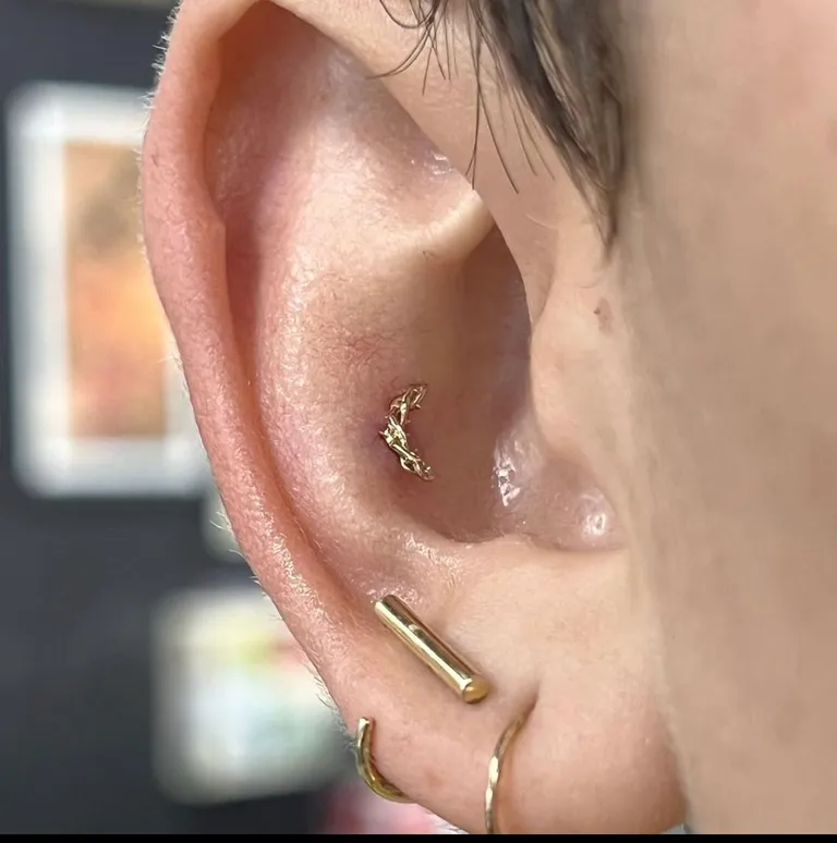 Piercing work by the Golden Child piercing team in Escondido
