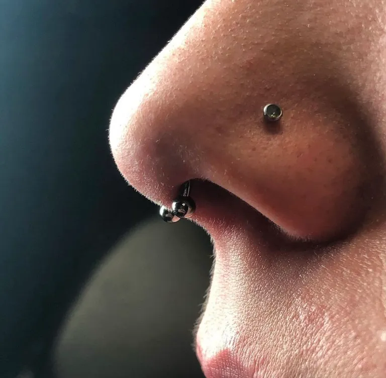 Piercing work by the Golden Child piercing team in Escondido