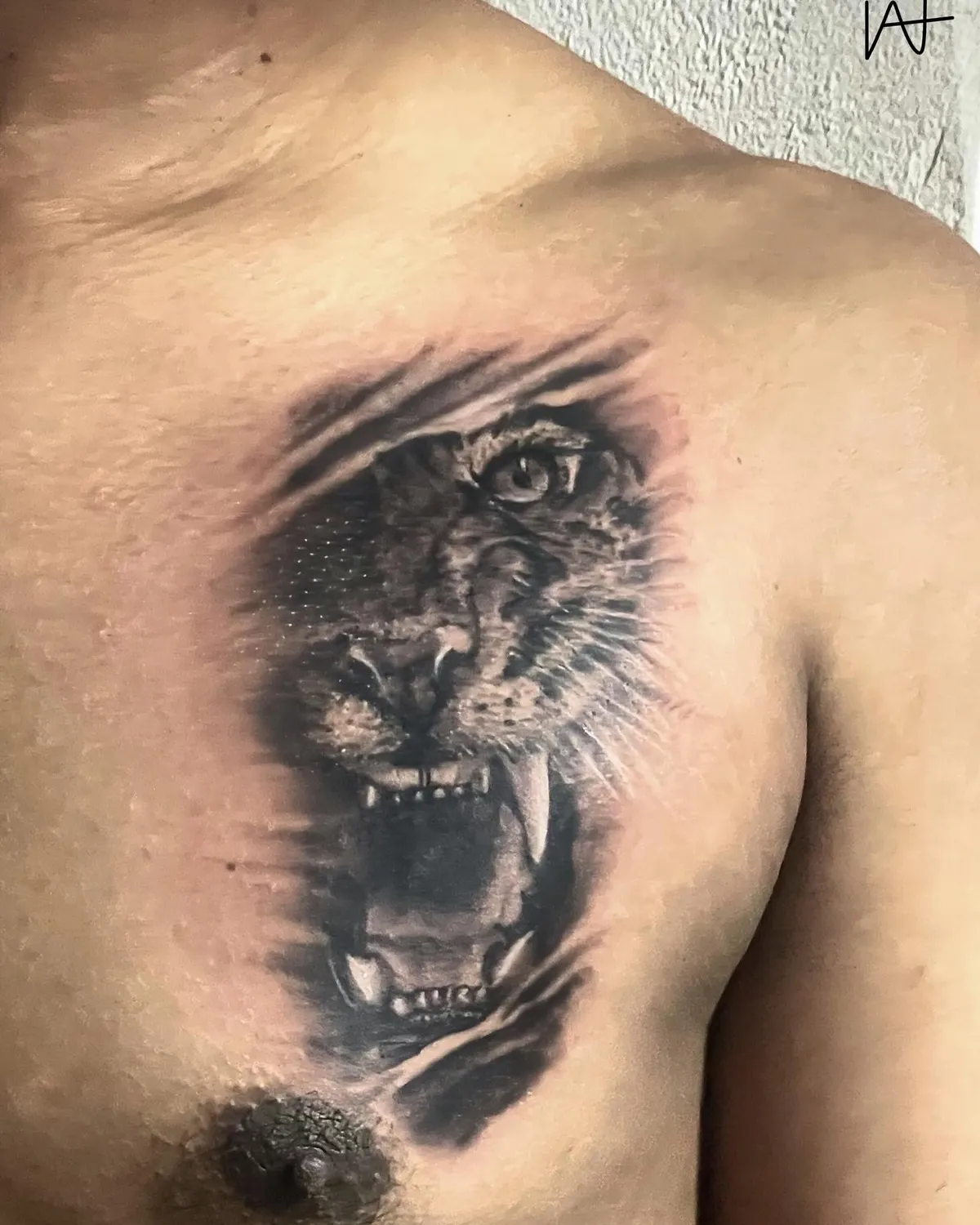 Realism tattoo by Katherine Parada at Golden Child Tattoo in Escondido