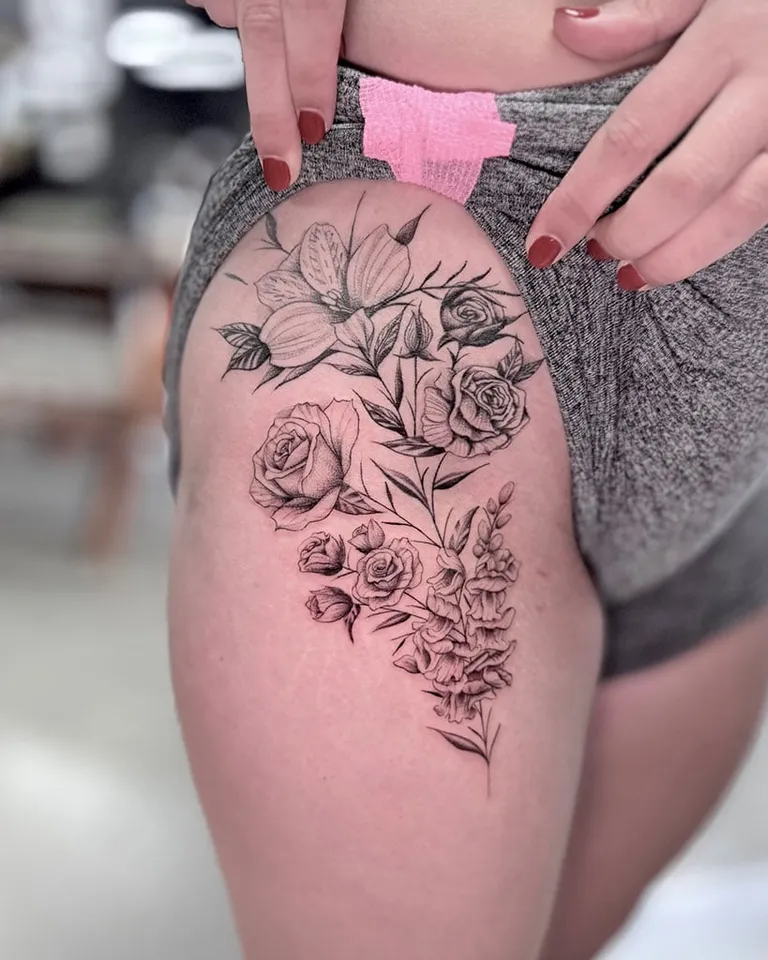 tattoo by Katherine Parada at Golden Child Tattoo in Escondido