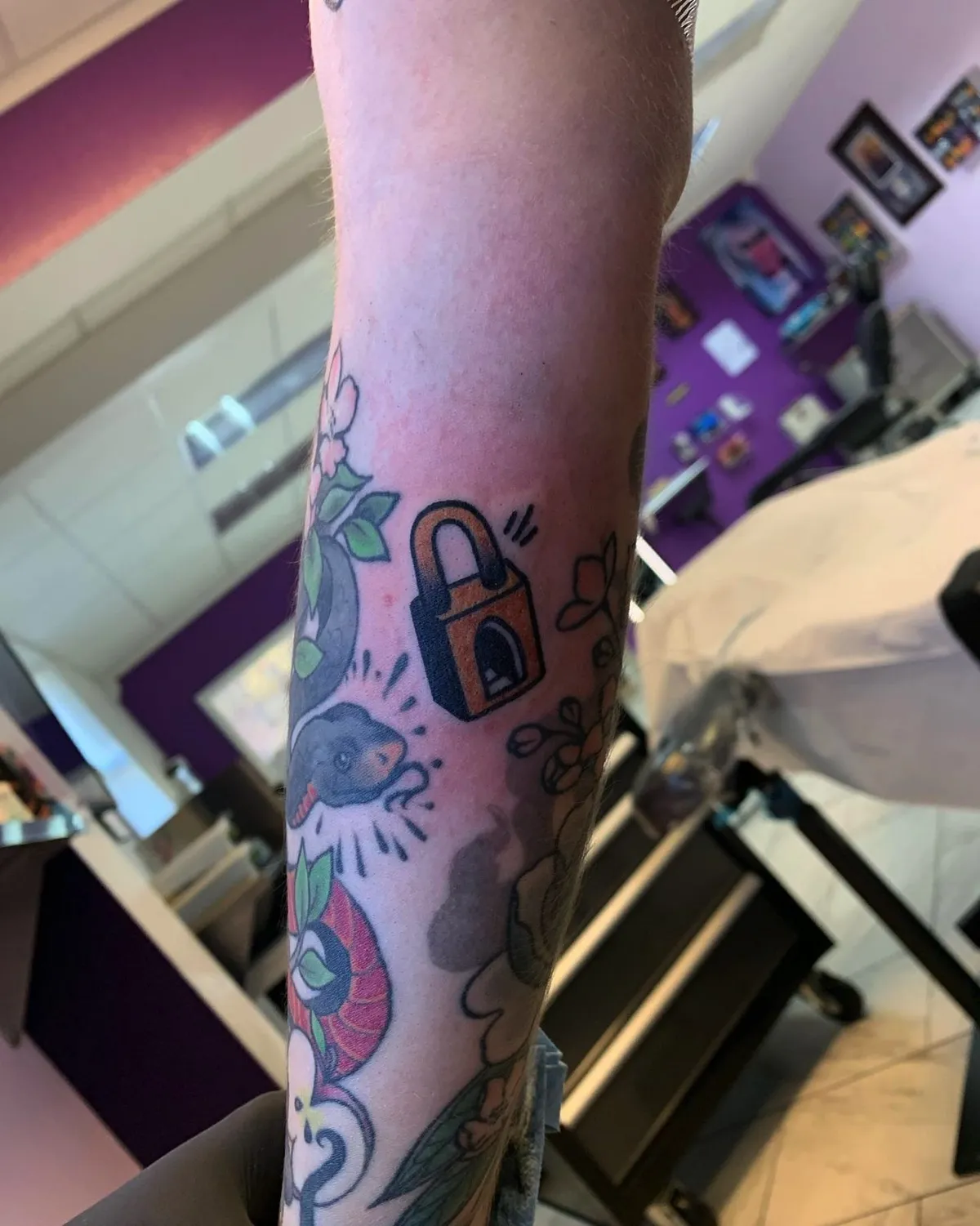 tattoo by Kristine at Golden Child Tattoo in Escondido