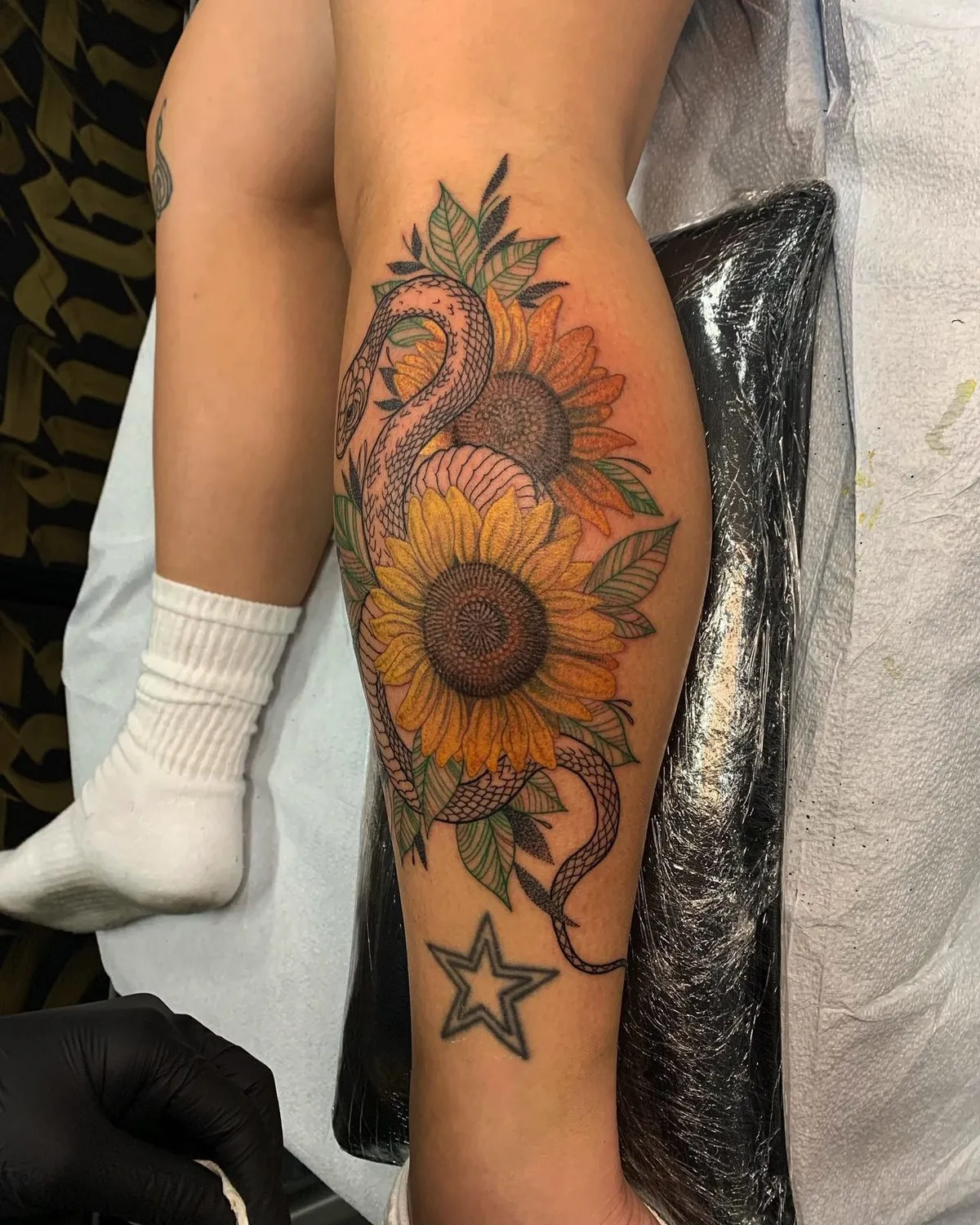 tattoo by Kristine at Golden Child Tattoo in Escondido