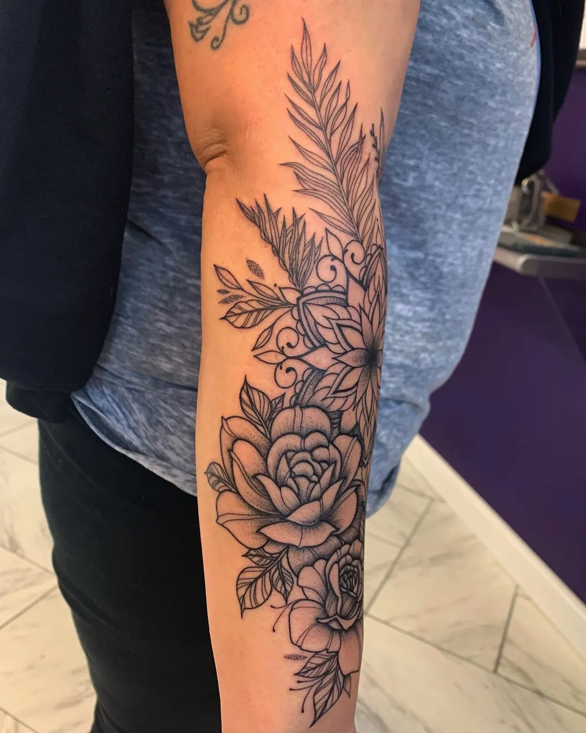 tattoo by Kristine at Golden Child Tattoo in Escondido
