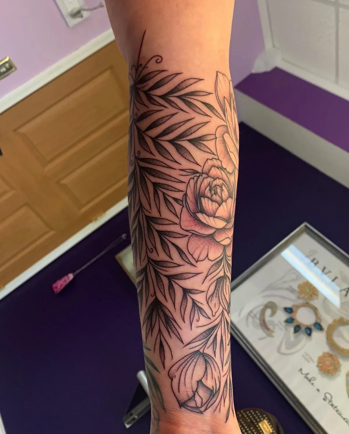 tattoo by Kristine at Golden Child Tattoo in Escondido