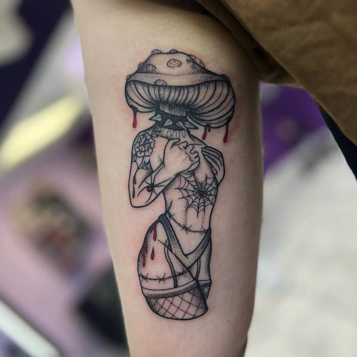 tattoo by Kristine at Golden Child Tattoo in Escondido