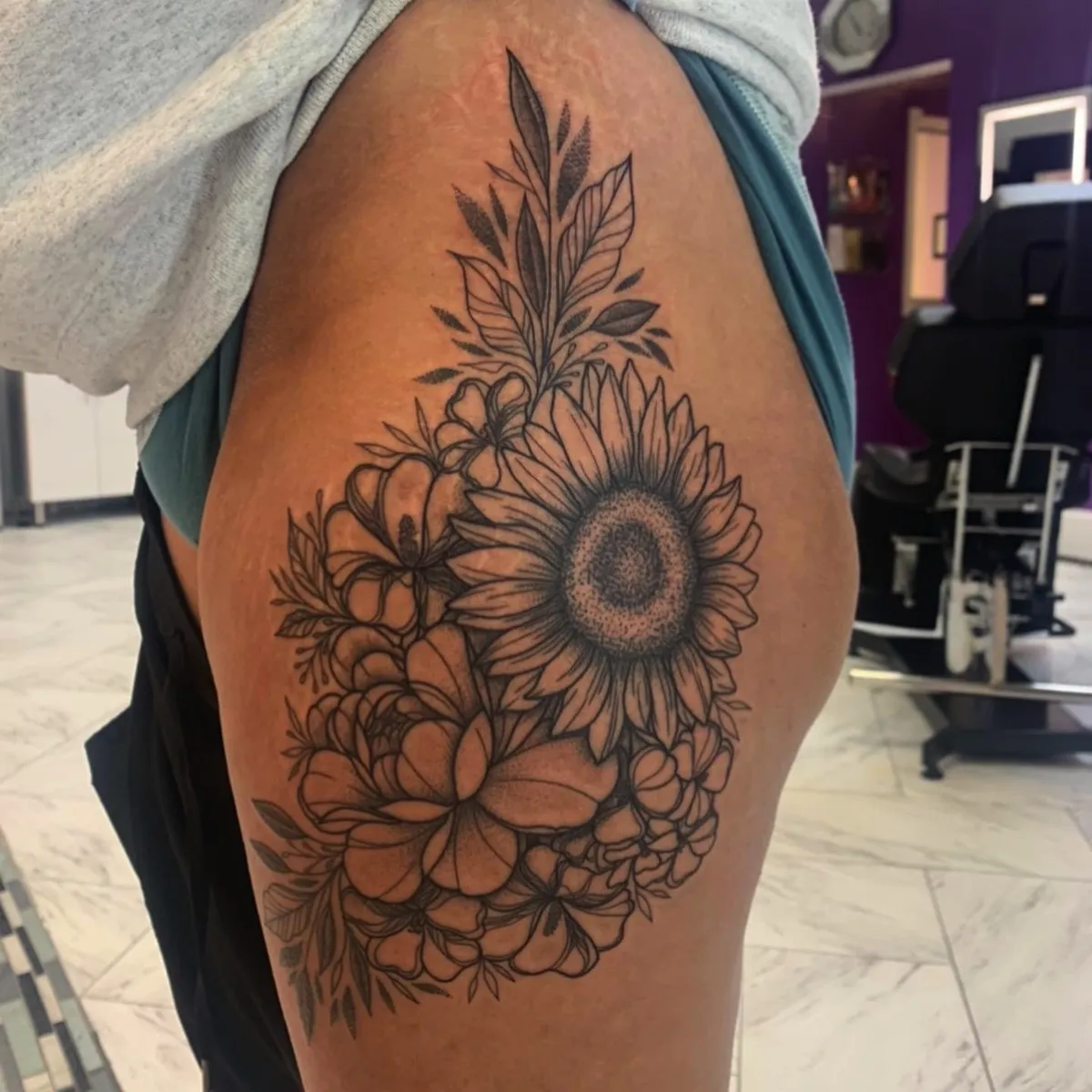 tattoo by Kristine at Golden Child Tattoo in Escondido