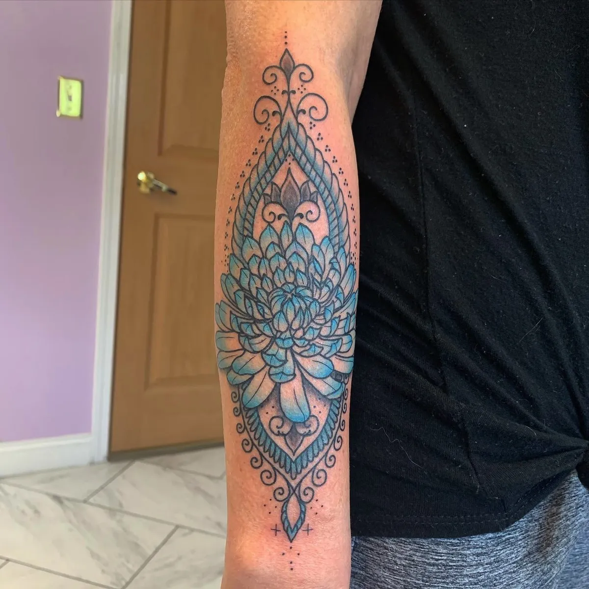 tattoo by Kristine at Golden Child Tattoo in Escondido