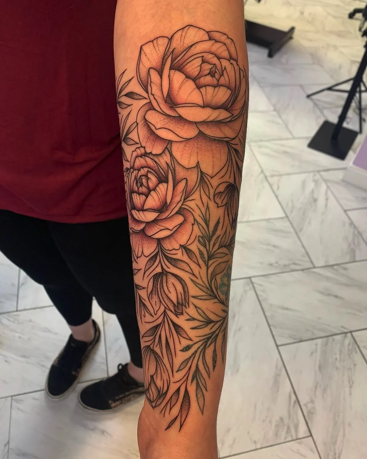 tattoo by Kristine at Golden Child Tattoo in Escondido
