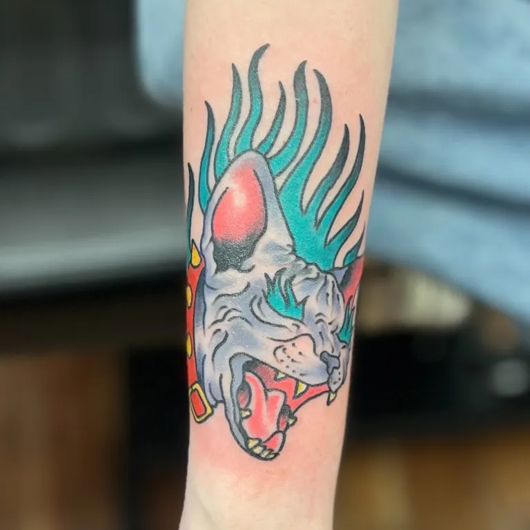 tattoo by Mathias Moretti at Golden Child Tattoo in Escondido