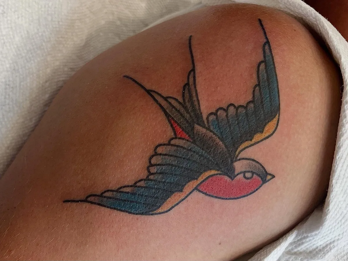 tattoo by Mathias Moretti at Golden Child Tattoo in Escondido