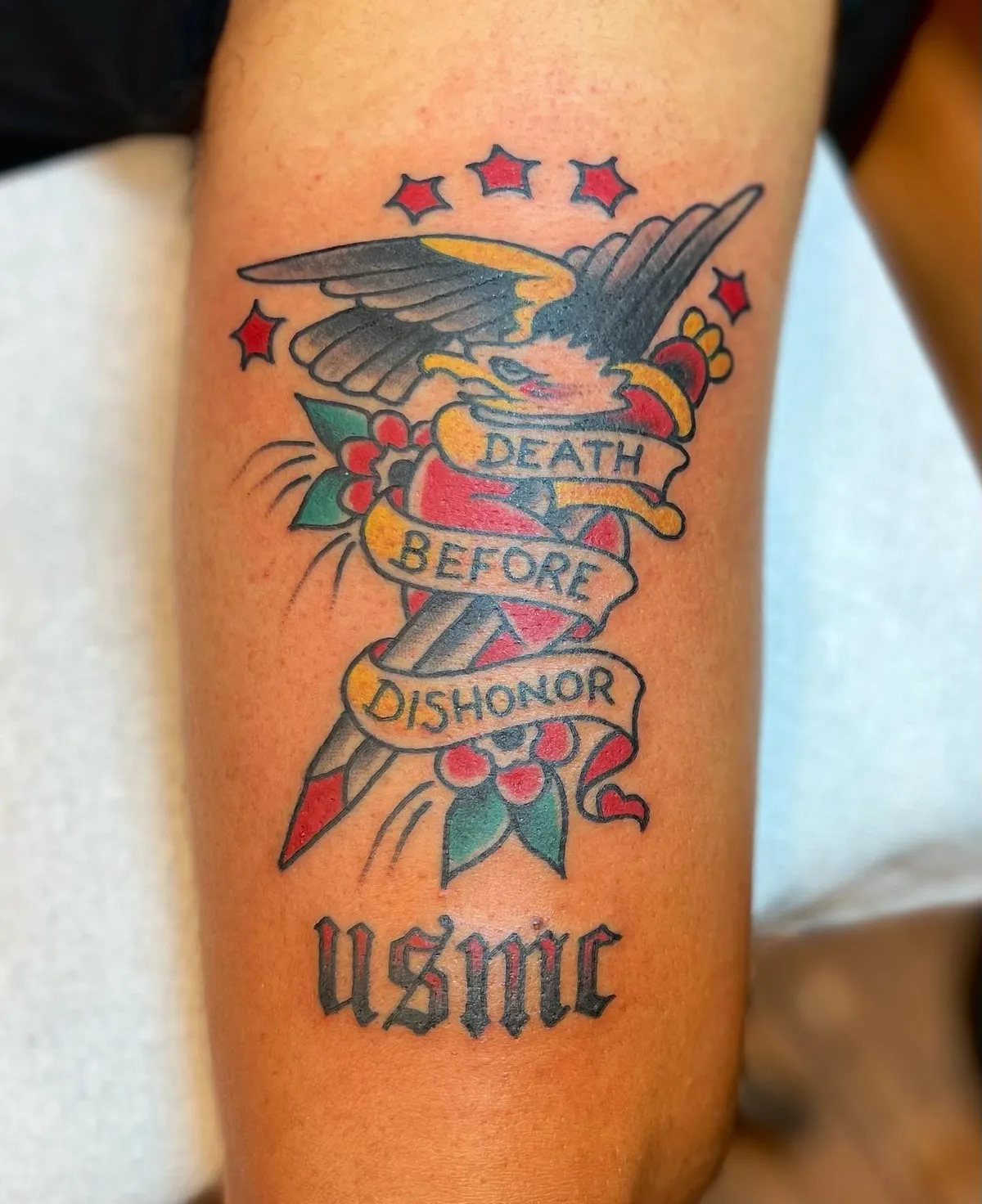 tattoo by Mathias Moretti at Golden Child Tattoo in Escondido