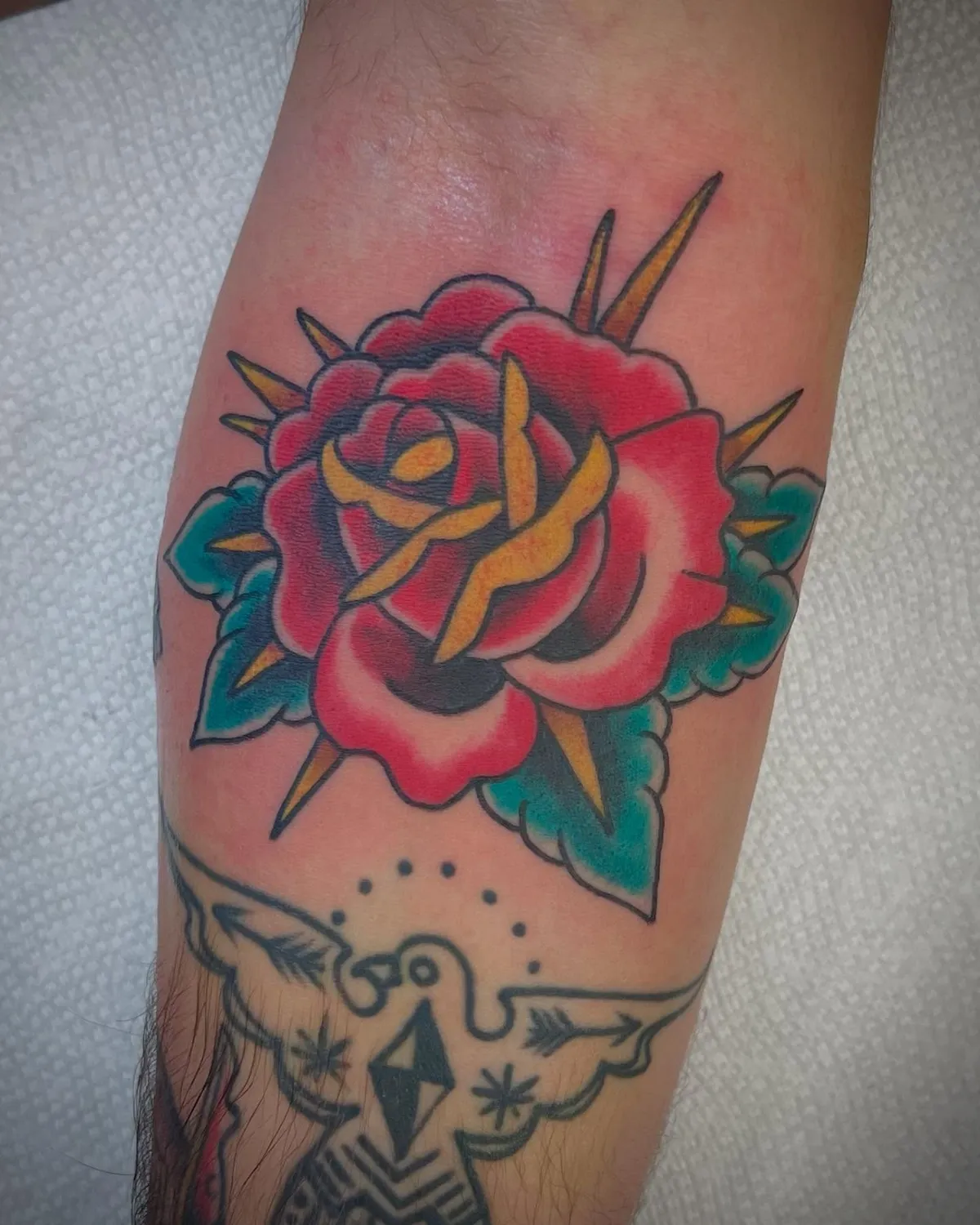tattoo by Mathias Moretti at Golden Child Tattoo in Escondido