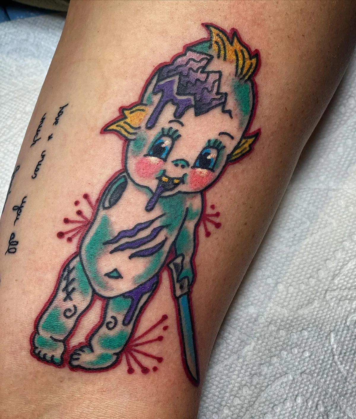 tattoo by Mathias Moretti at Golden Child Tattoo in Escondido
